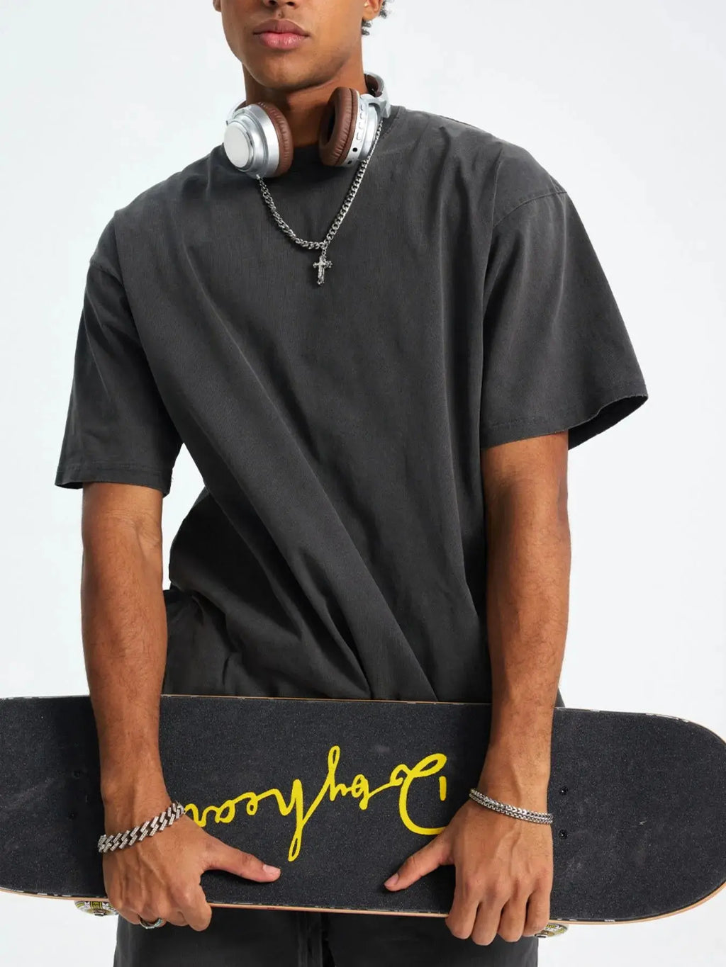 Men's Casual Oversized Cotton T-Shirt  COOLANDBAG