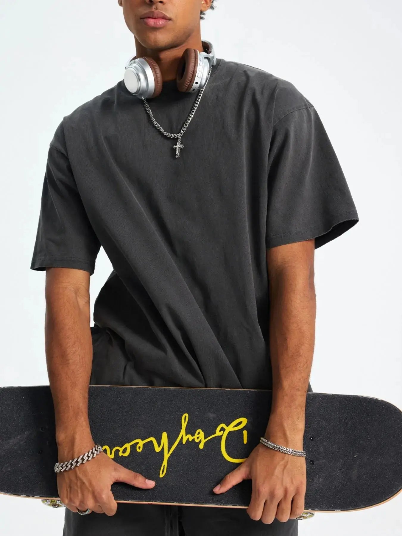 Men's Casual Oversized Cotton T-Shirt  COOLANDBAG