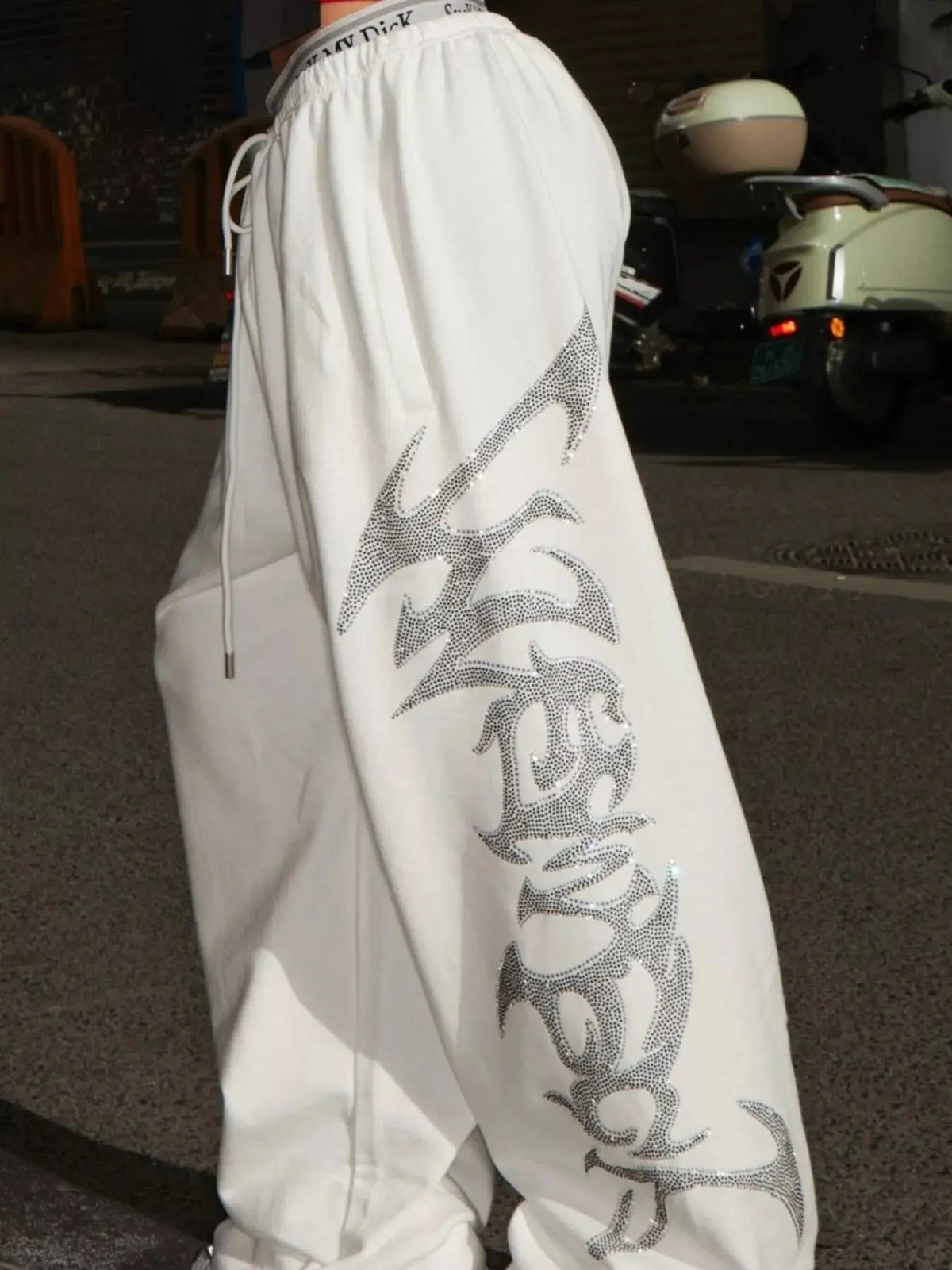 Men's Drawstring Wide Leg Pants  COOLANDBAG