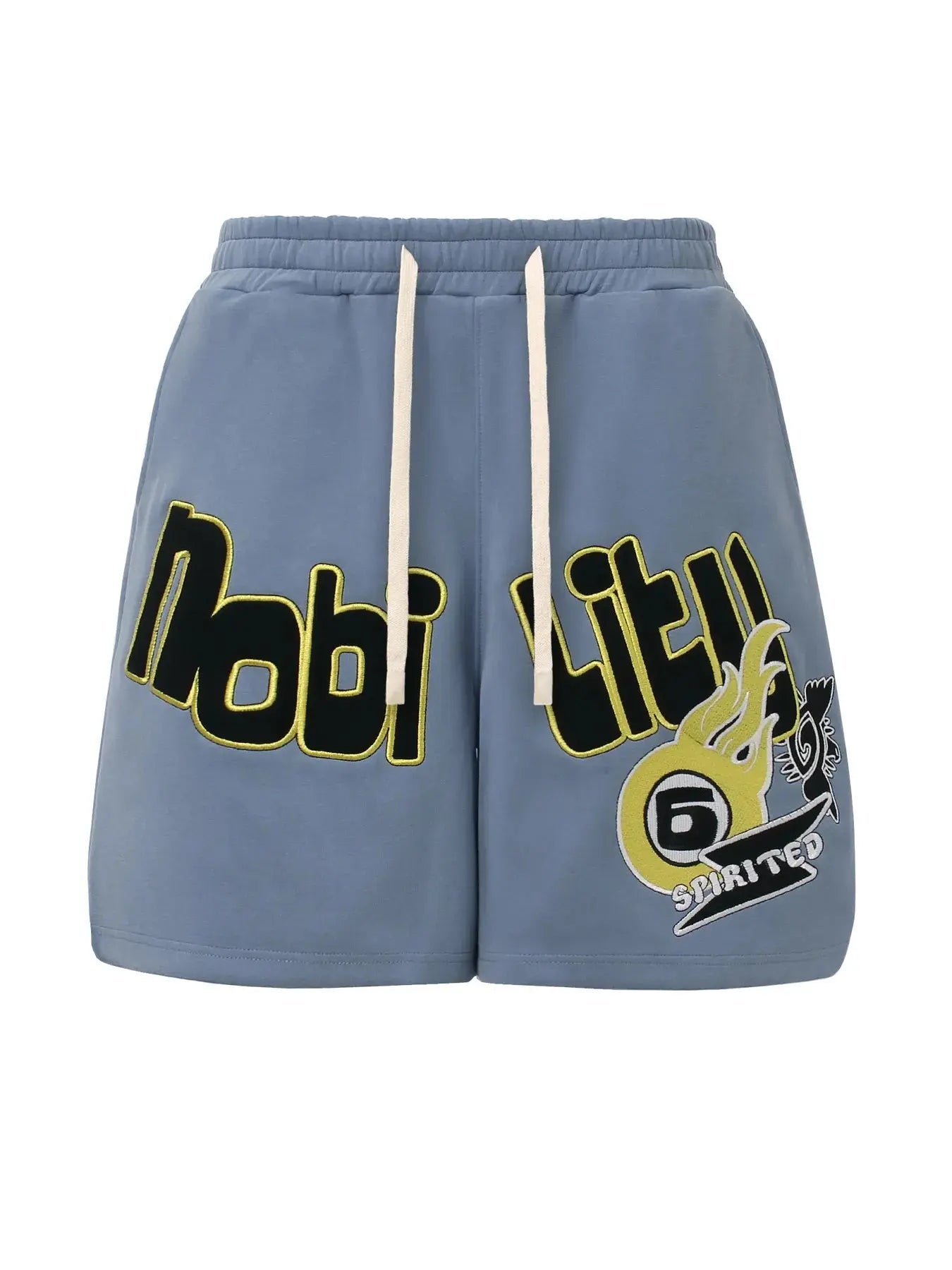 Men's Embroidered Drawstring Shorts  COOLANDBAG