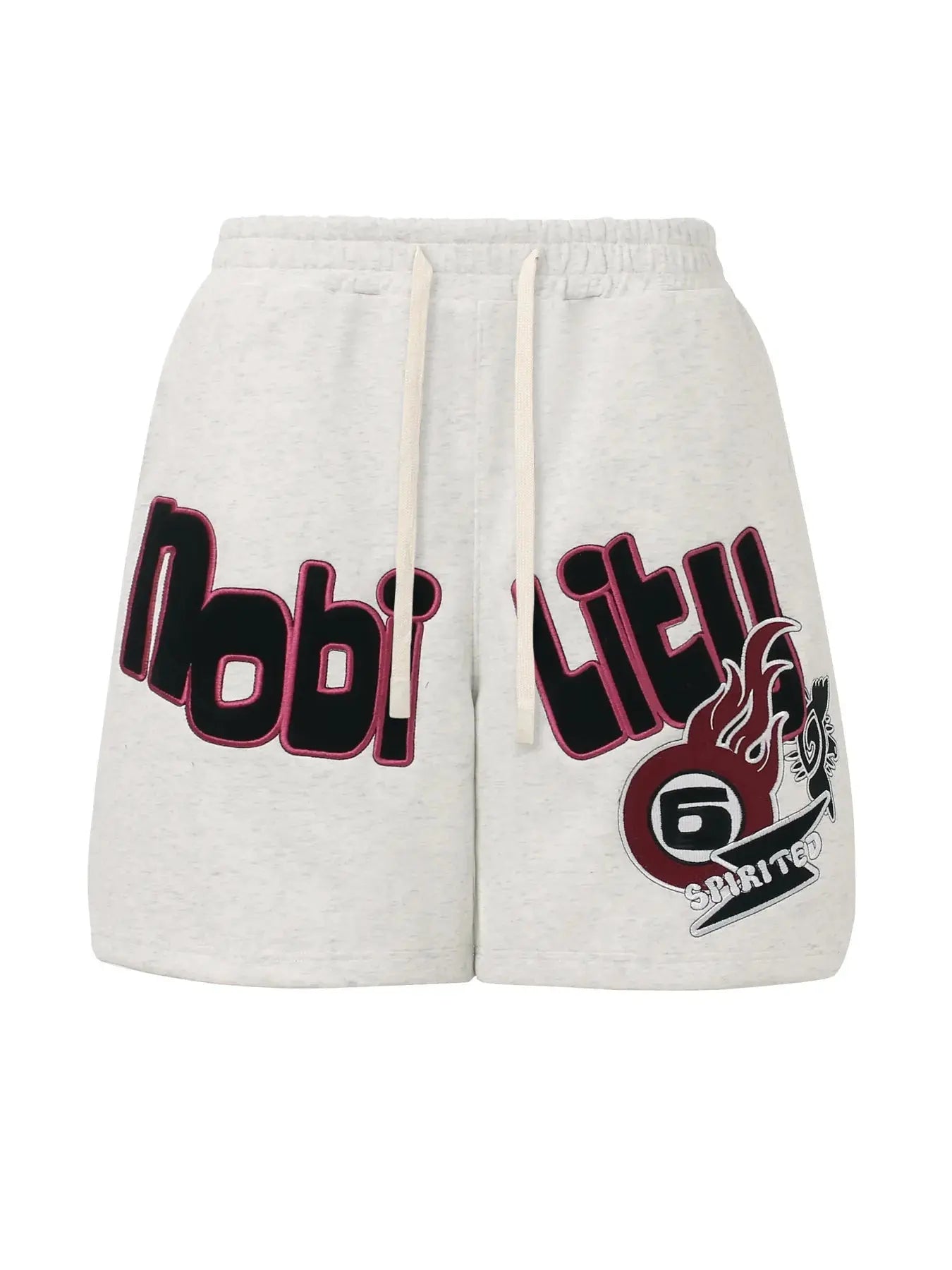 Men's Embroidered Drawstring Shorts  COOLANDBAG