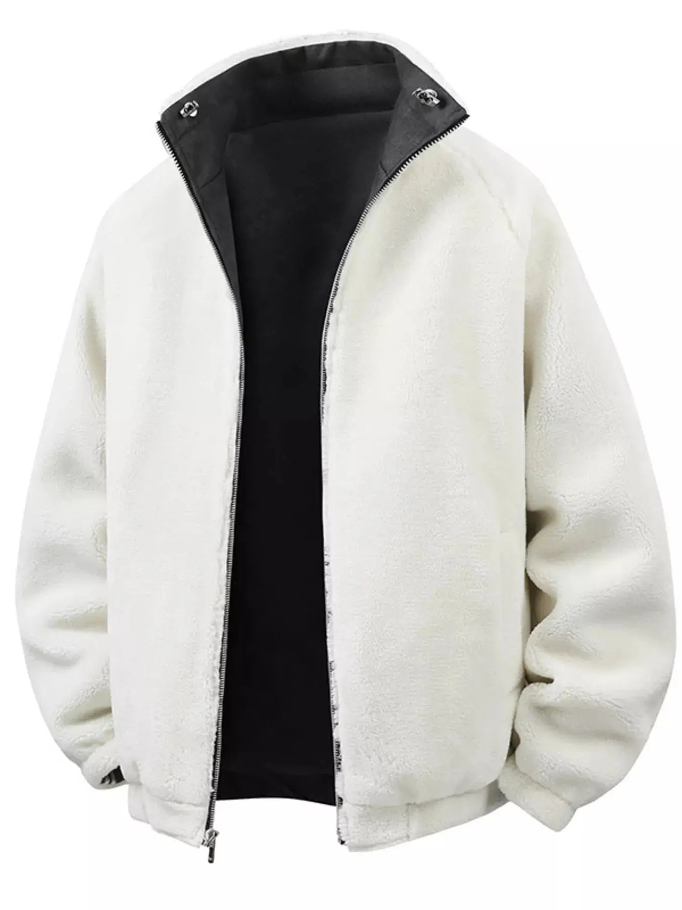 Men's Fleece Lined Zip Up Jacket  COOLANDBAG