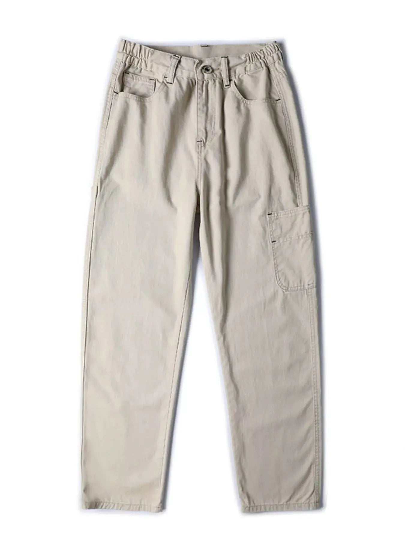 Men's Full Size Relaxed Fit Cargo Jeans Plus Size  COOLANDBAG