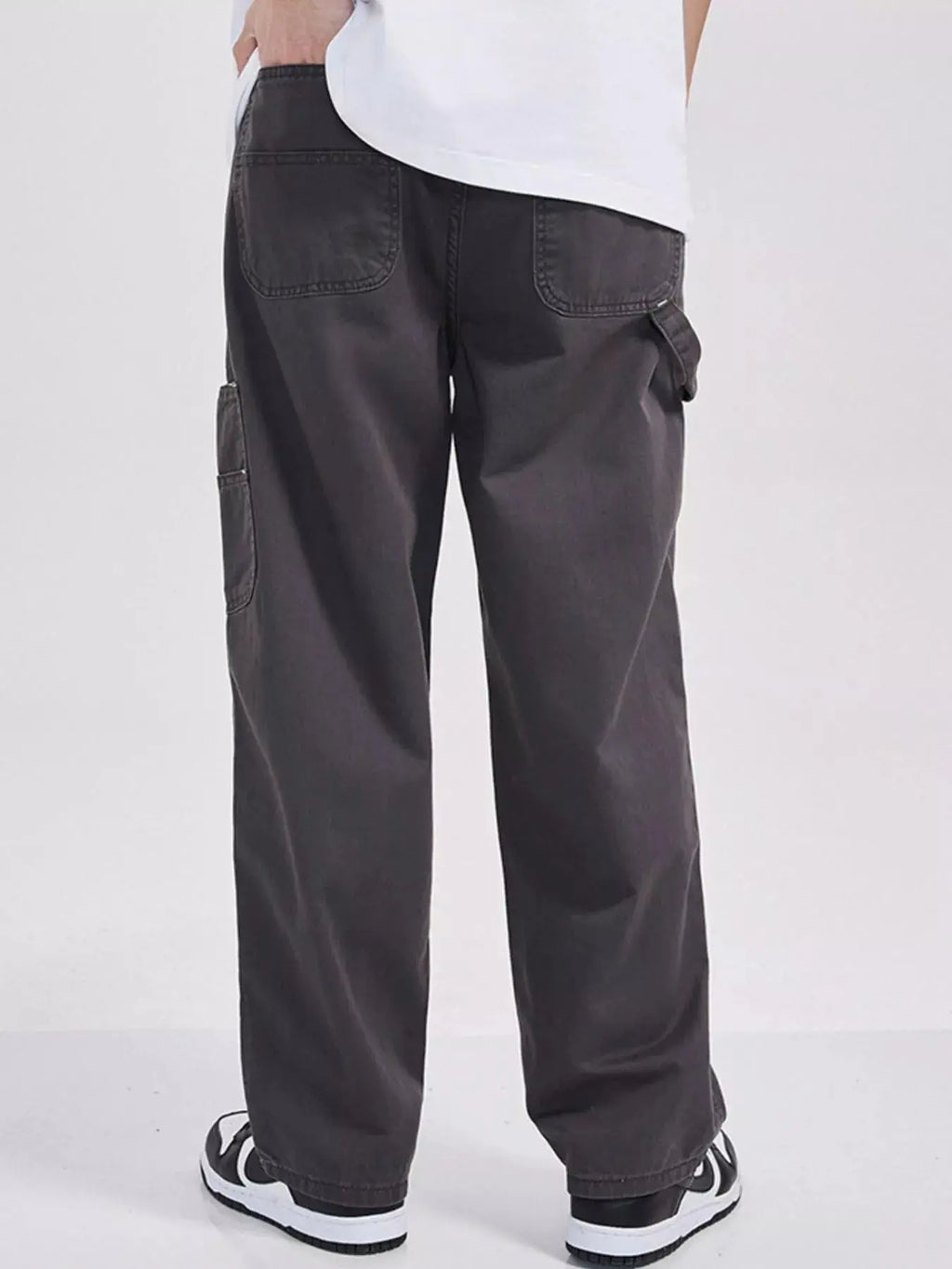 Men's Full Size Relaxed Fit Cargo Jeans Plus Size  COOLANDBAG