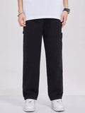 Men's Full Size Relaxed Fit Cargo Jeans Plus Size  COOLANDBAG