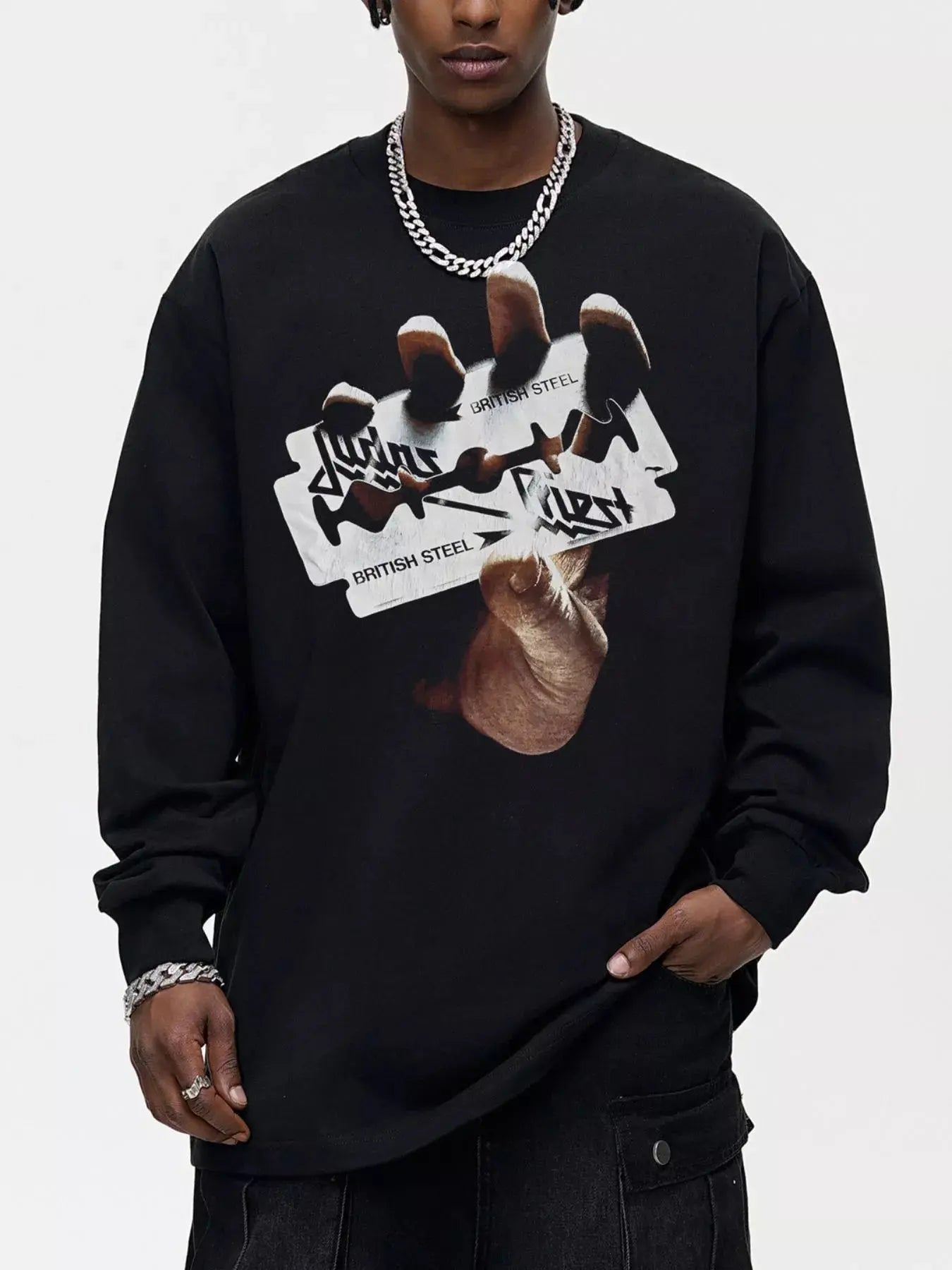 Men's Graphic Long Sleeve T-Shirt  COOLANDBAG