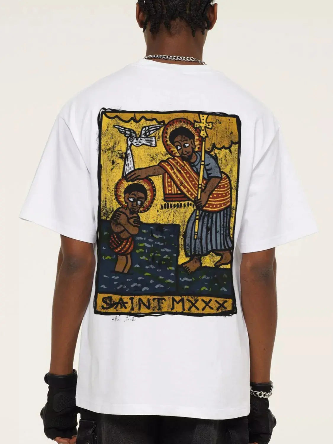 Men's Graphic Round Neck Short Sleeve T-Shirt  COOLANDBAG