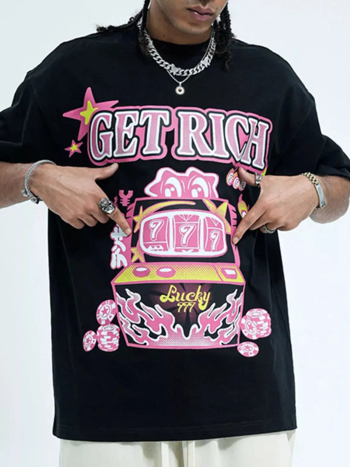 Men's Graphic Round Neck T-Shirt  COOLANDBAG