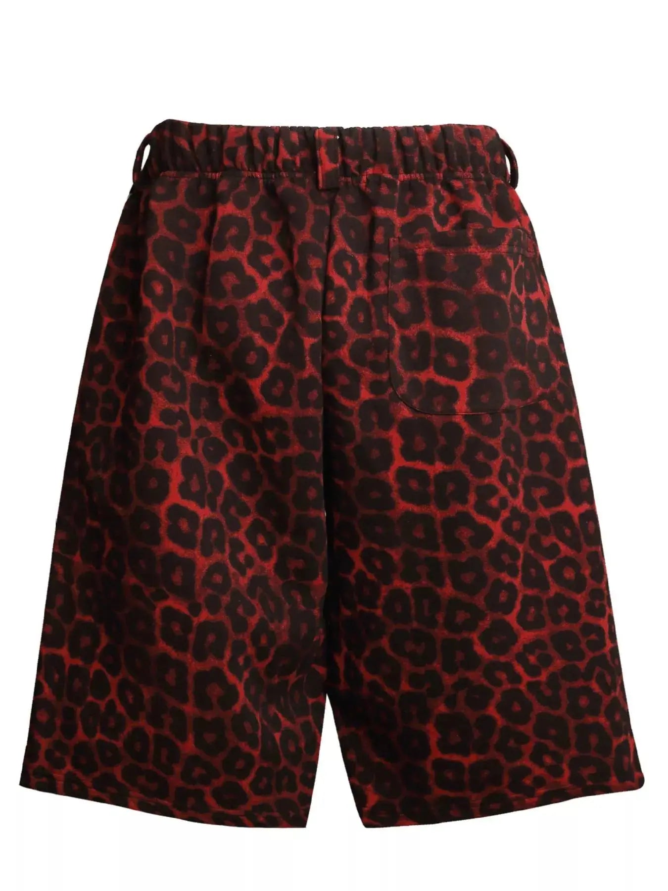 Men's Leopard Print Casual Capris  COOLANDBAG