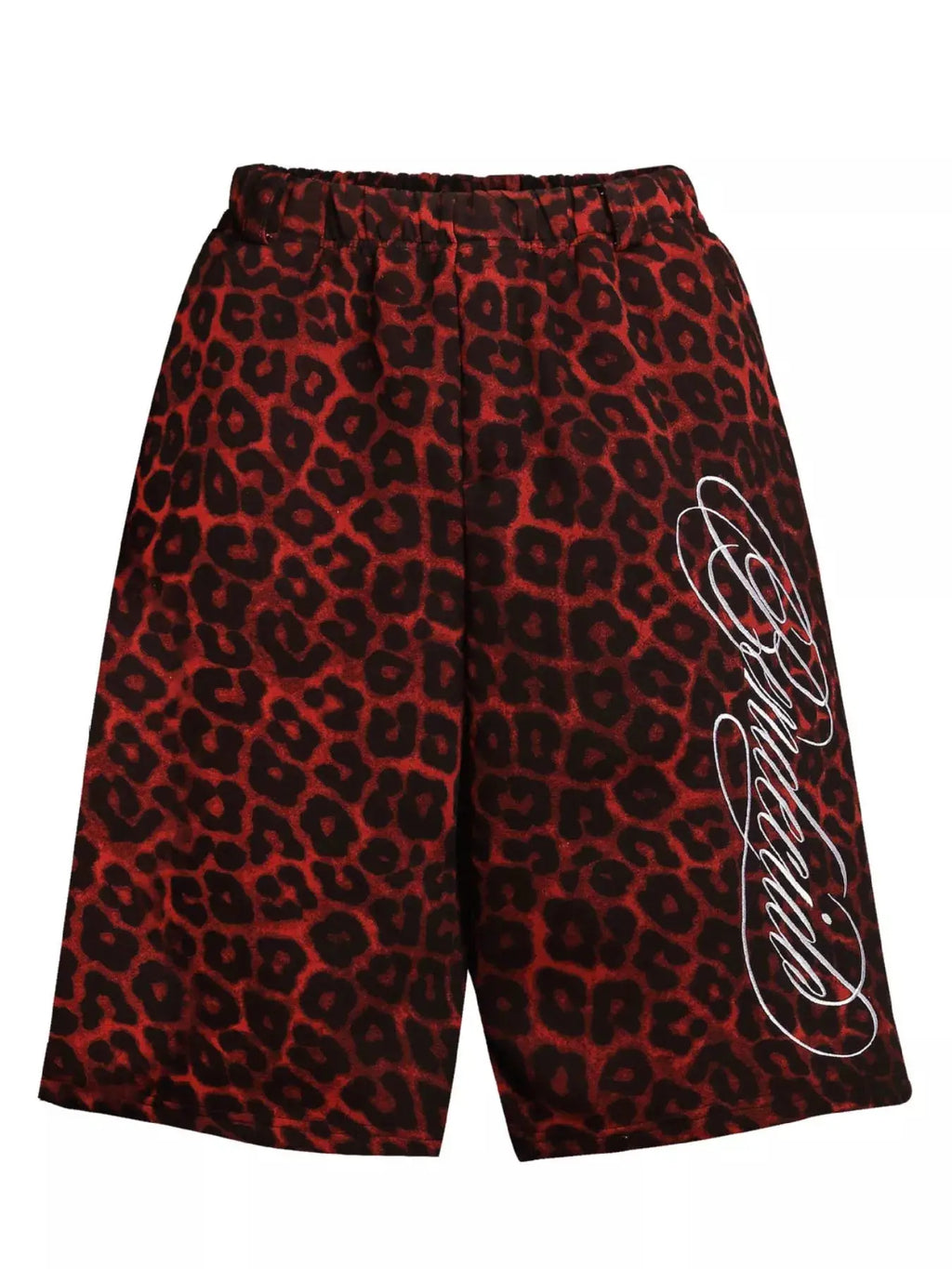Men's Leopard Print Casual Capris  COOLANDBAG