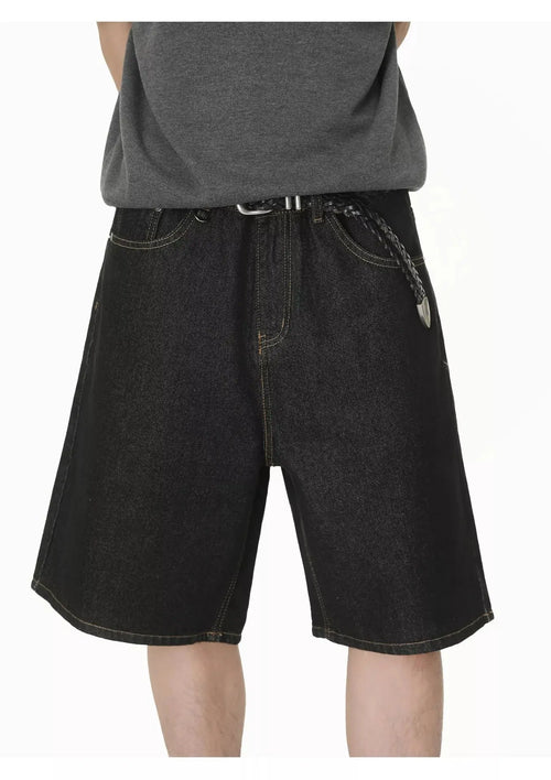 Men's Loose Fit Denim Shorts  COOLANDBAG
