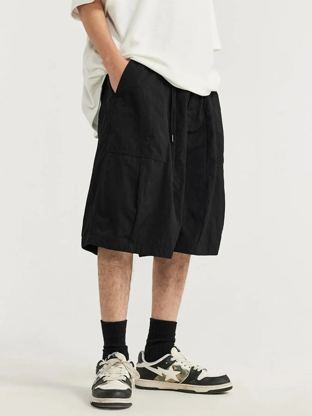 Men's Loose-Fit Drawstring Shorts  COOLANDBAG