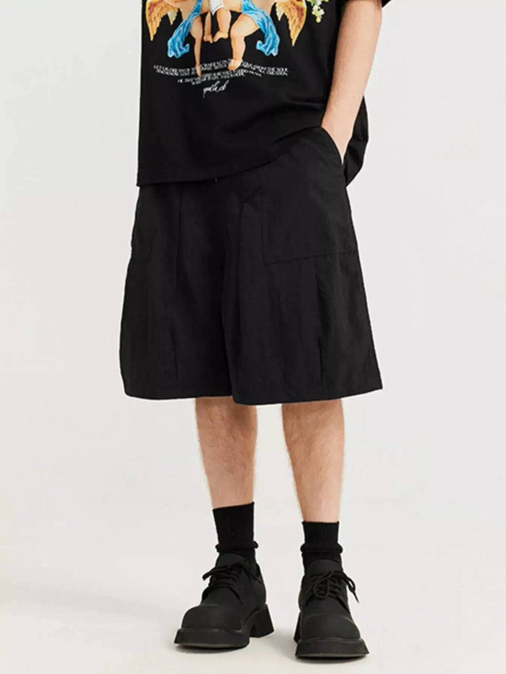 Men's Loose-Fit Drawstring Shorts  COOLANDBAG