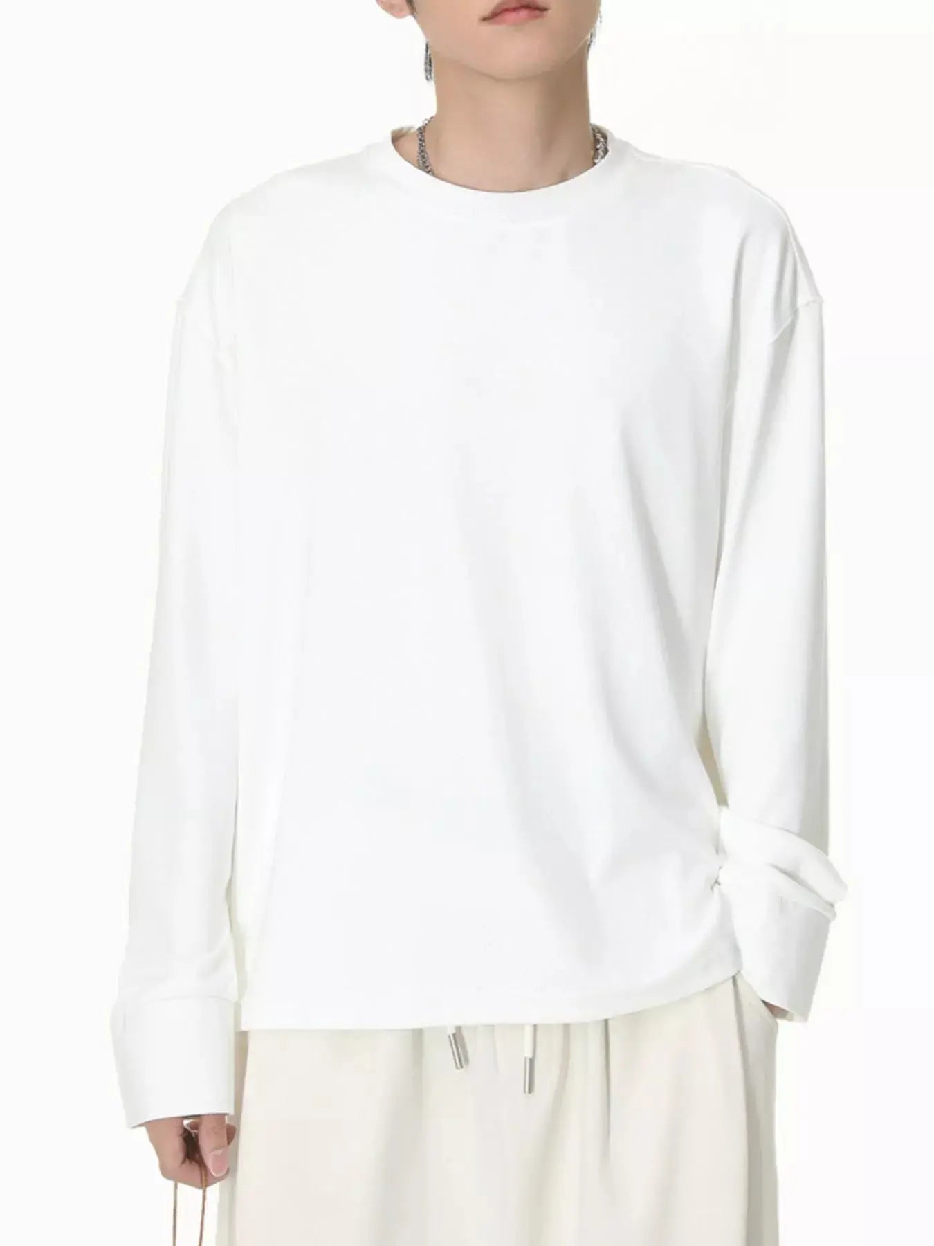 Men's Oversized Long Sleeve T-Shirt  COOLANDBAG