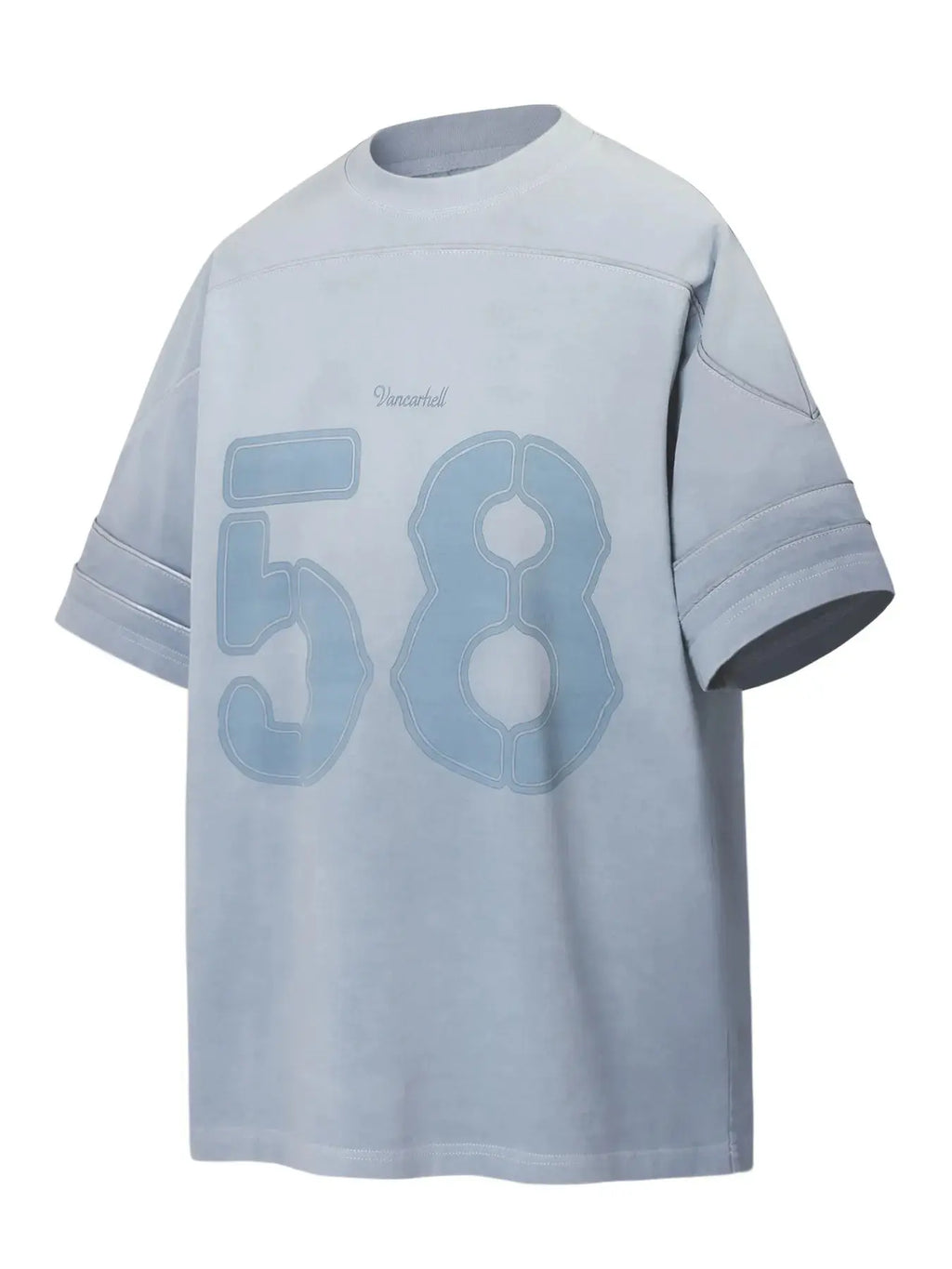 Men's Oversized Number 58 Graphic T-Shirt  COOLANDBAG