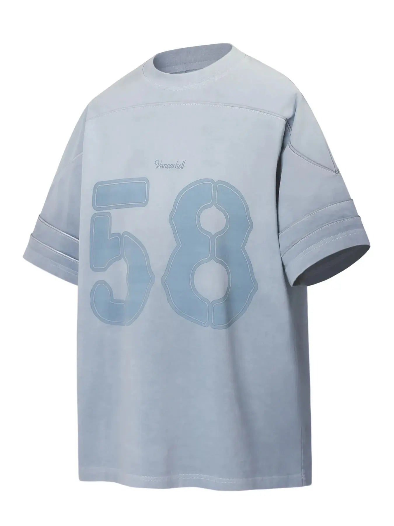 Men's Oversized Number 58 Graphic T-Shirt  COOLANDBAG