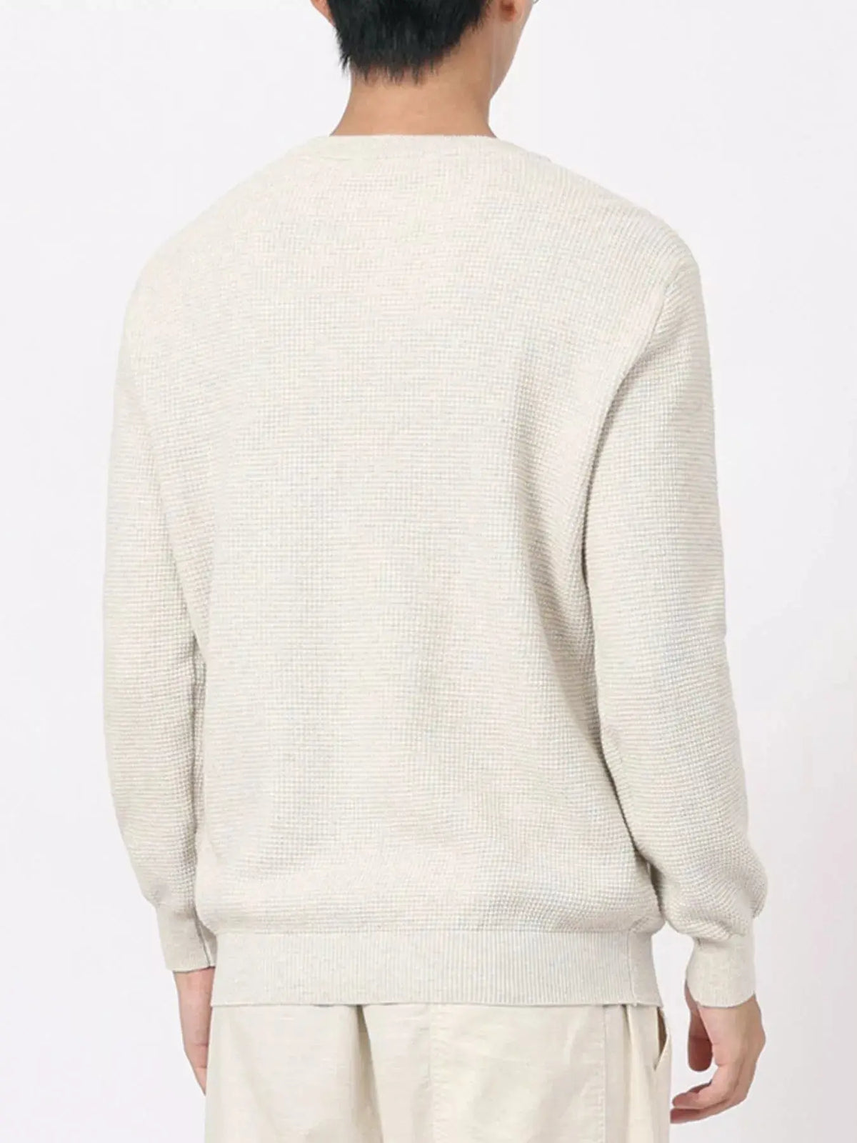 Men's Plus Size Button Detail Waffle Knit Top  COOLANDBAG