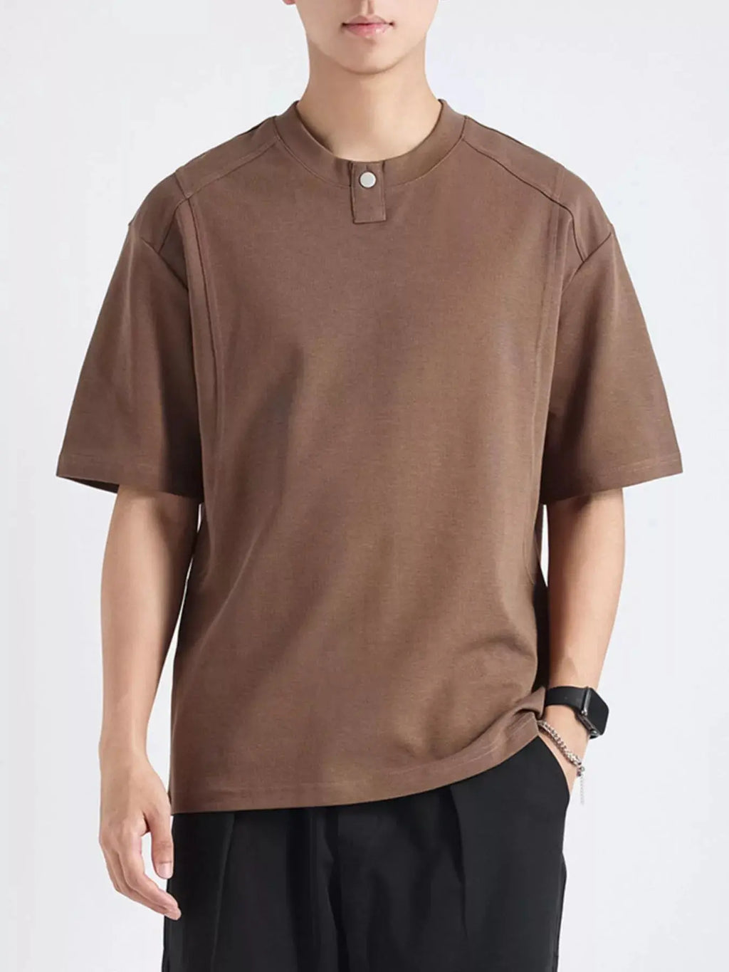 Men's Plus Size Casual Short Sleeve T-Shirt  COOLANDBAG