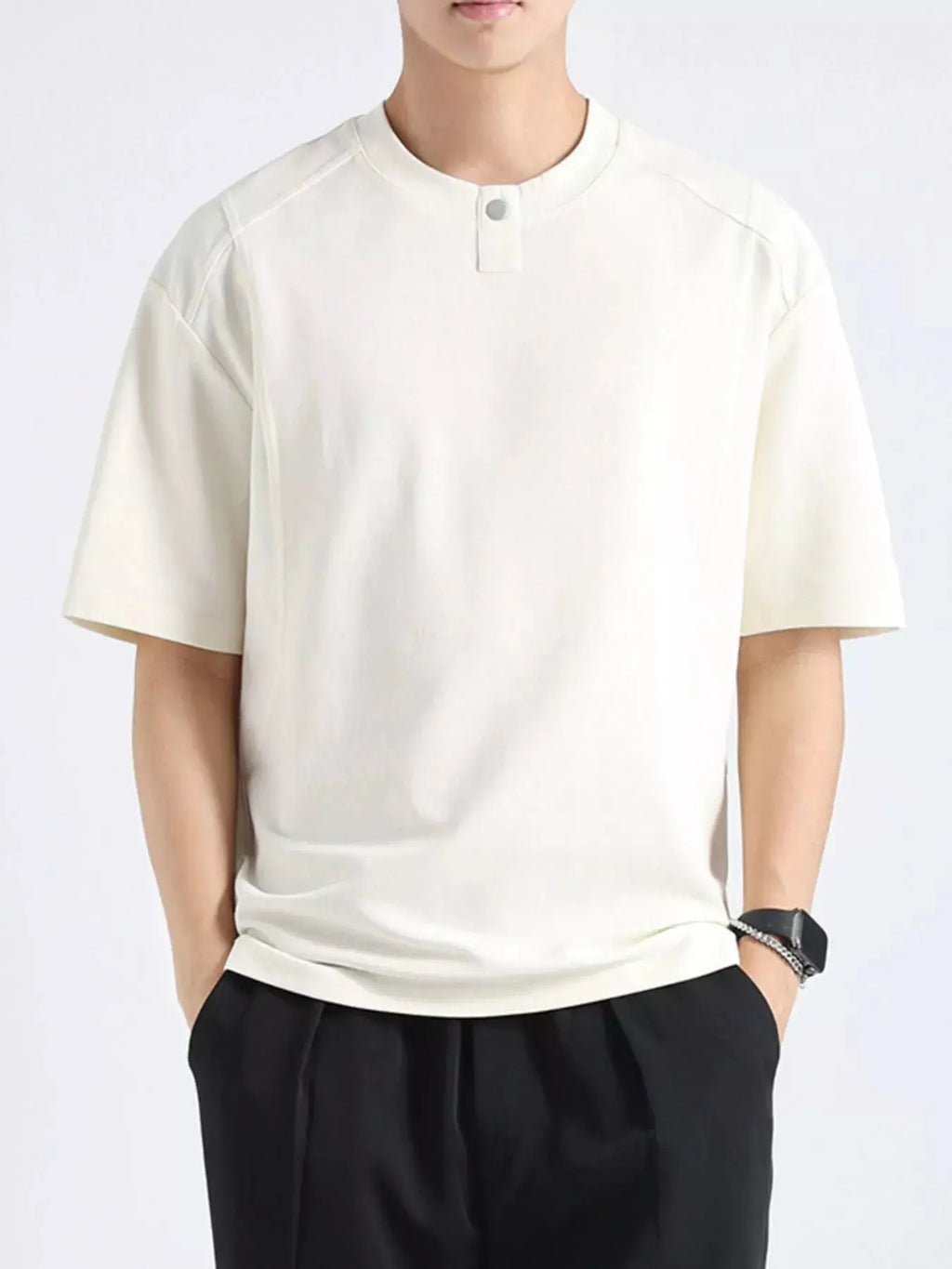 Men's Plus Size Casual Short Sleeve T-Shirt  COOLANDBAG