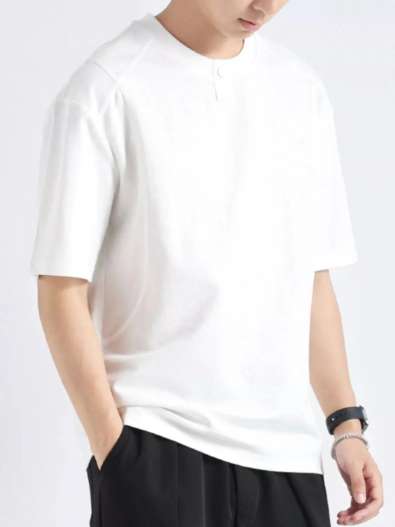 Men's Plus Size Casual Short Sleeve T-Shirt  COOLANDBAG