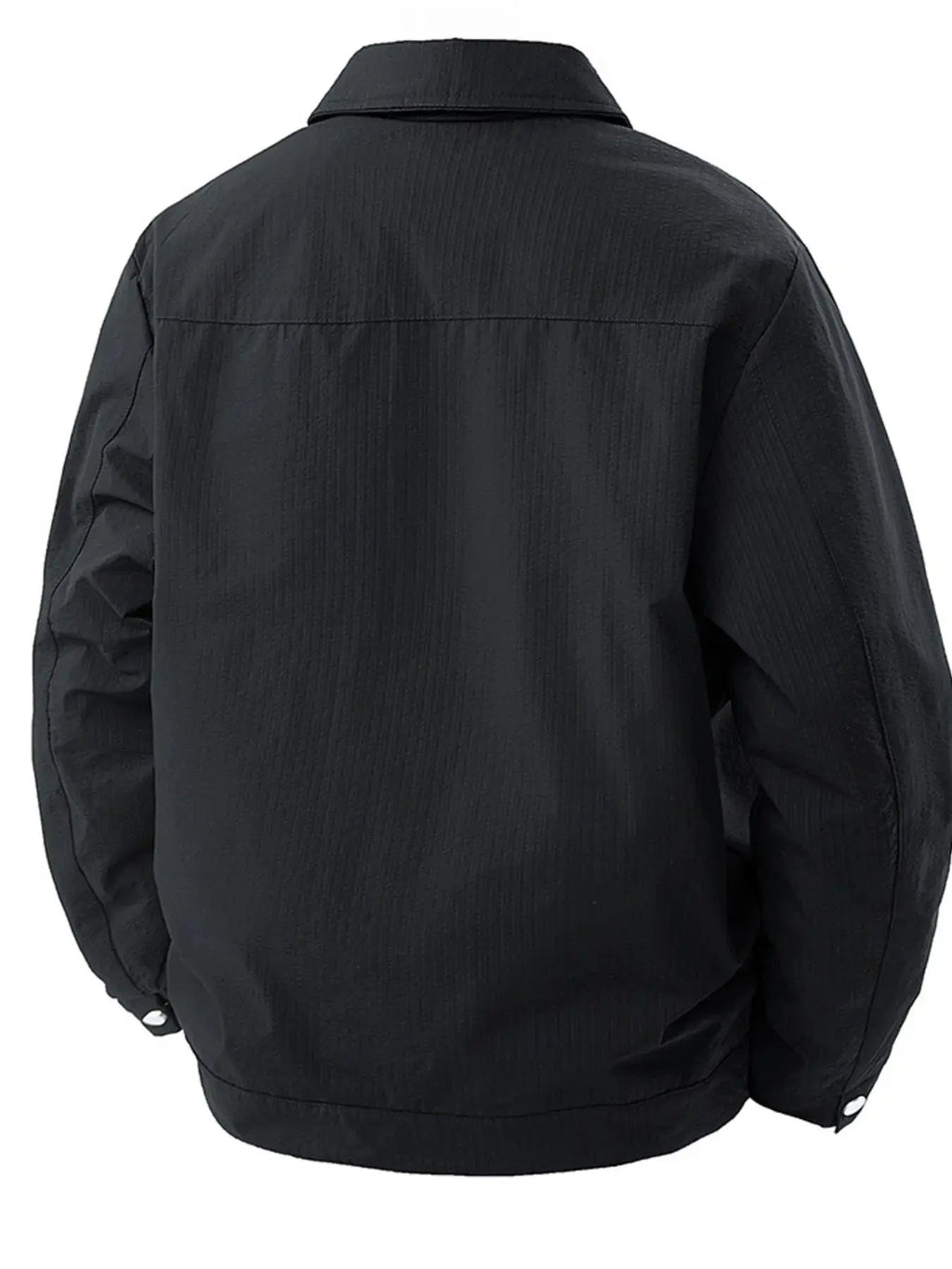Men's Plus Size Lightweight Snap-Down Jacket  COOLANDBAG