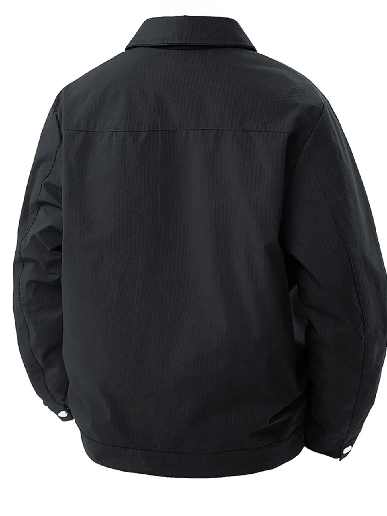 Men's Plus Size Lightweight Snap-Down Jacket  COOLANDBAG