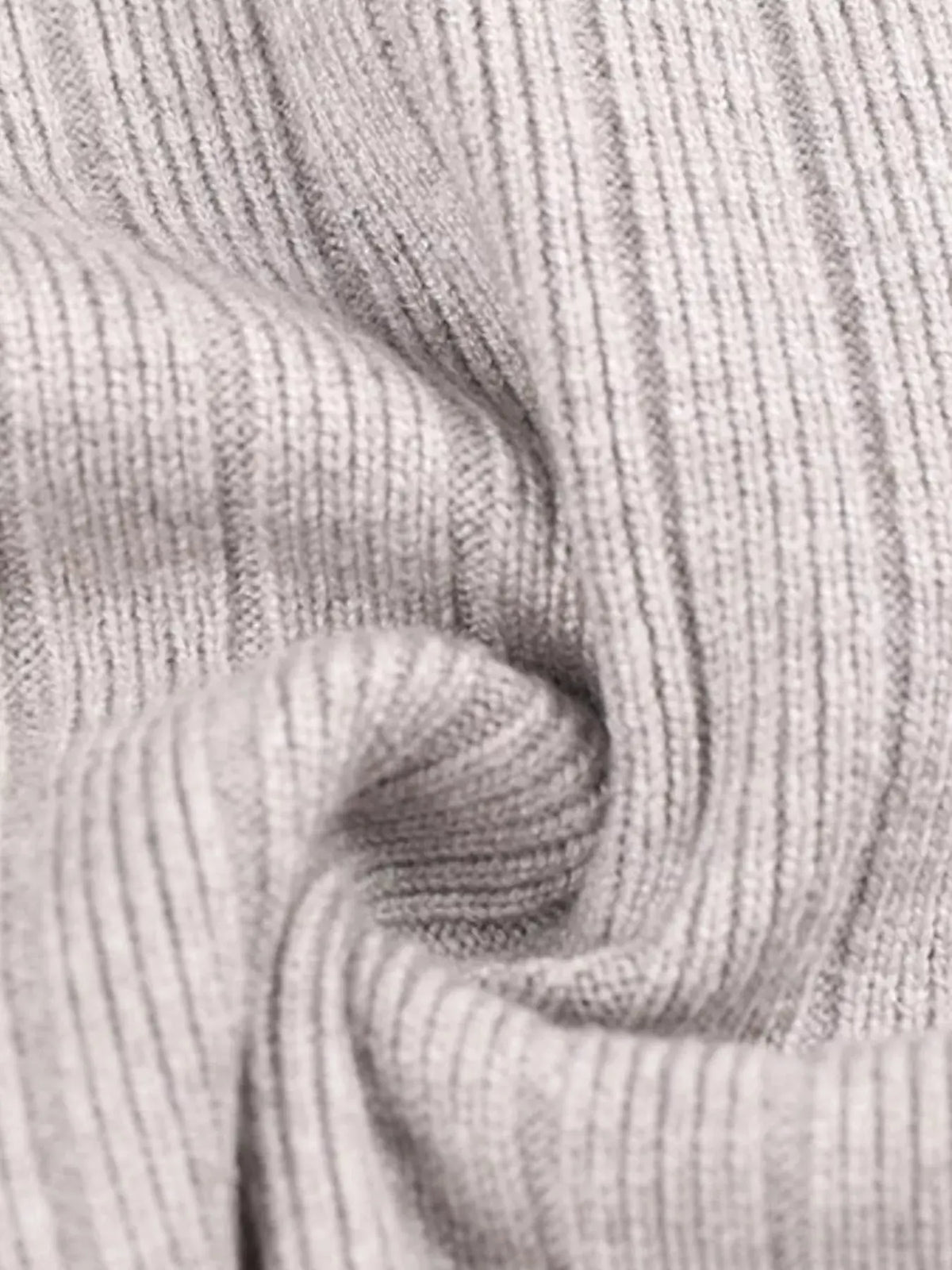 Men's Plus Size Long Sleeve Textured Knit Sweater  COOLANDBAG