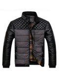 Men's Plus Size Zip Up Puffer Jacket  COOLANDBAG