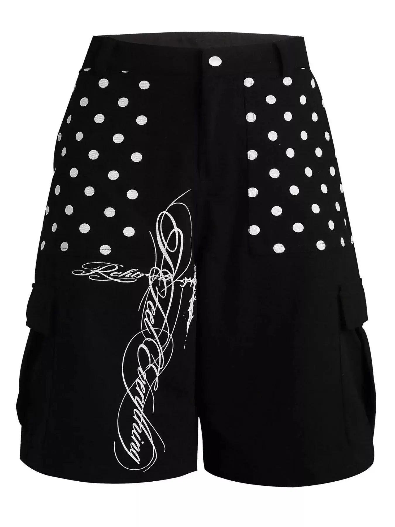 Men's Polka Dot Cargo Capris  COOLANDBAG
