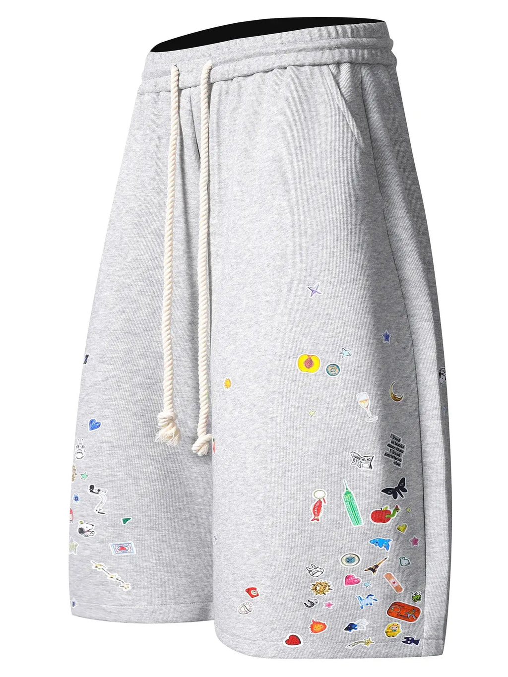 Men's Printed Drawstring Casual Shorts  COOLANDBAG