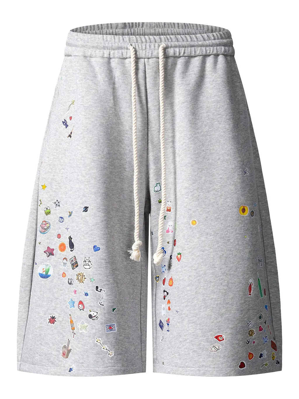 Men's Printed Drawstring Casual Shorts  COOLANDBAG