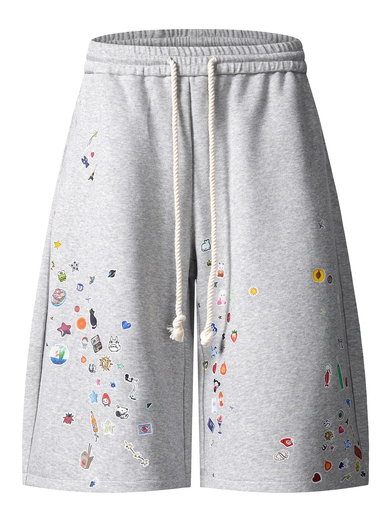 Men's Printed Drawstring Casual Shorts  COOLANDBAG