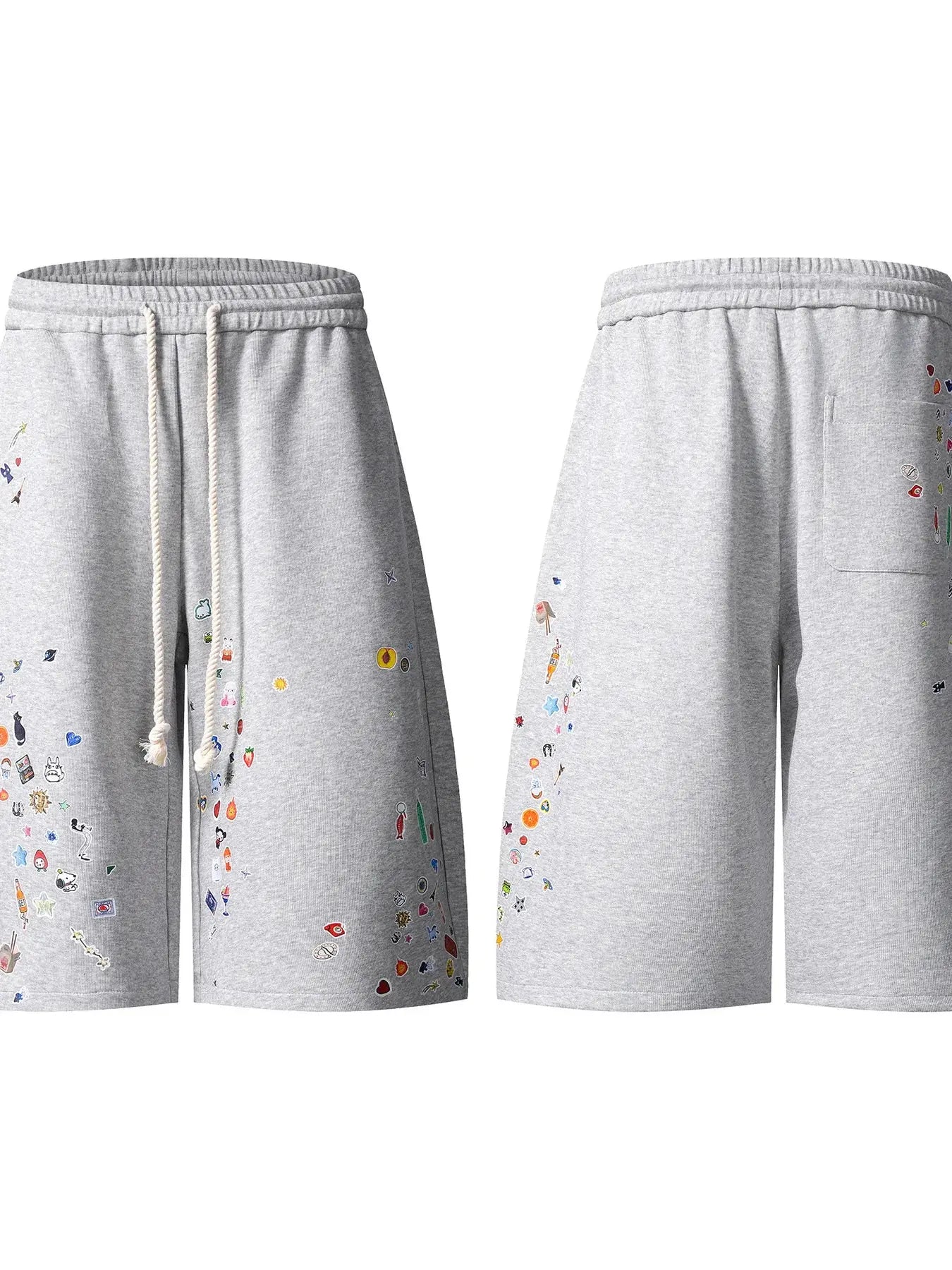 Men's Printed Drawstring Casual Shorts  COOLANDBAG