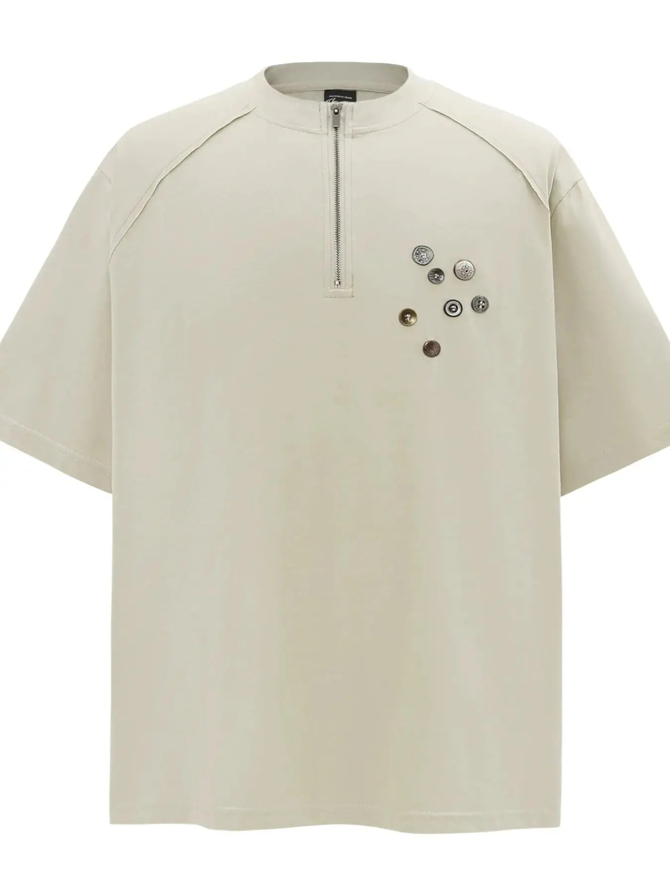 Men's Quarter-Zip Short Sleeve T-Shirt  COOLANDBAG