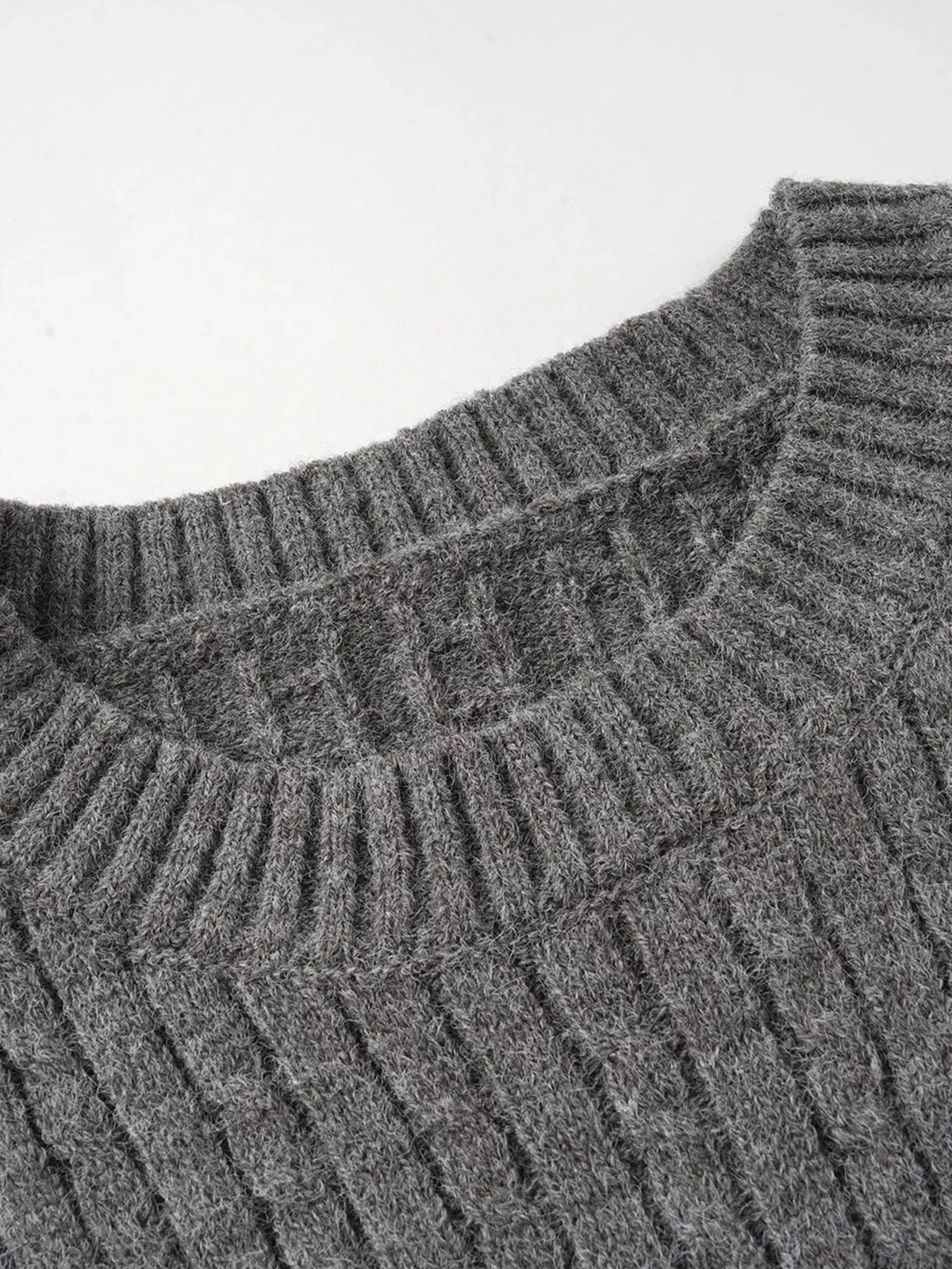 Men's Ribbed Short Sleeve Knit Top  COOLANDBAG