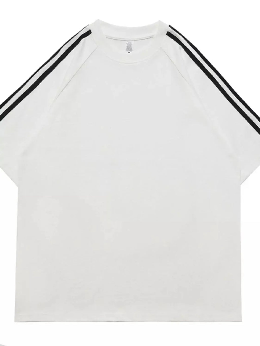 Men's Round Neck Stripe T-Shirt  COOLANDBAG