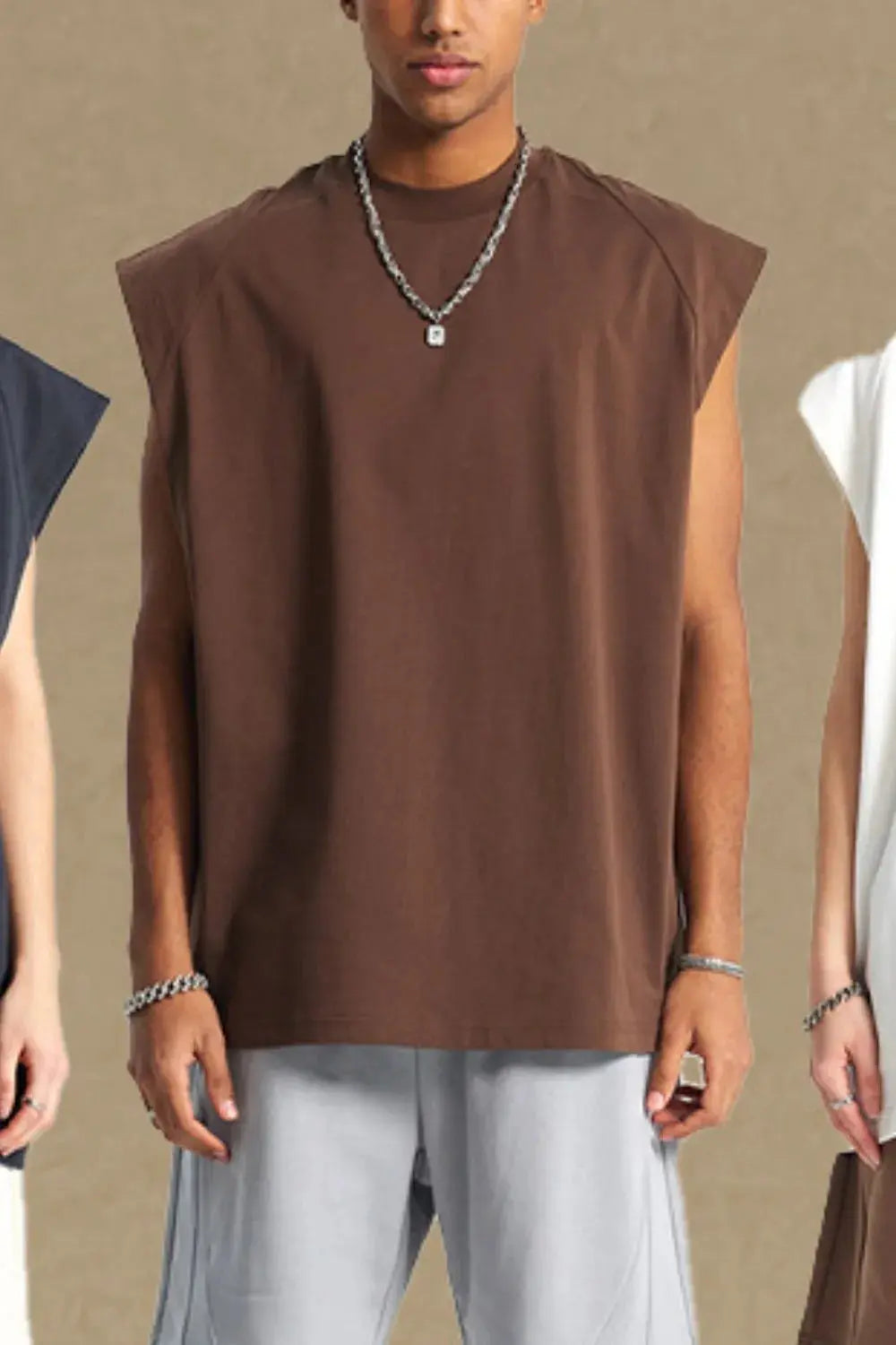 Men's Round Neck Tank  COOLANDBAG