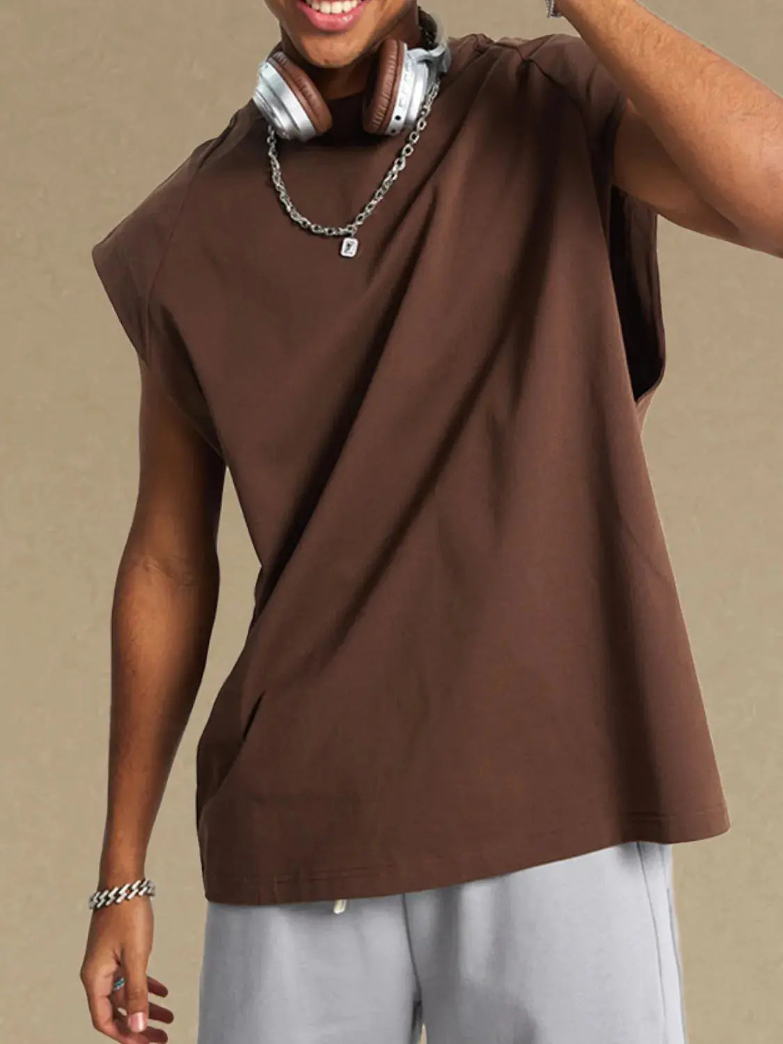 Men's Round Neck Tank  COOLANDBAG