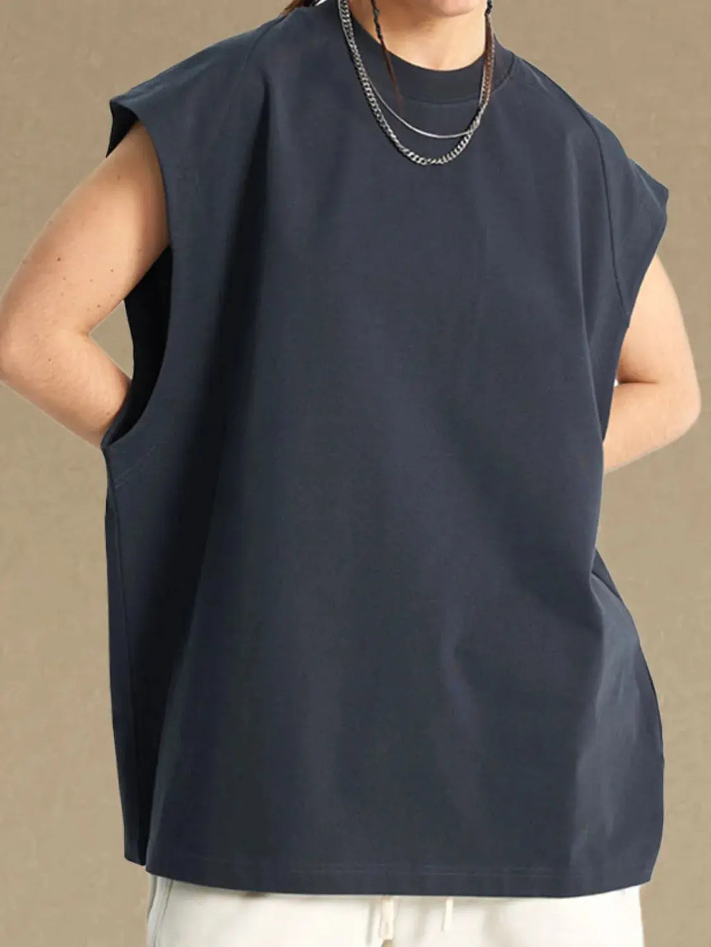 Men's Round Neck Tank  COOLANDBAG