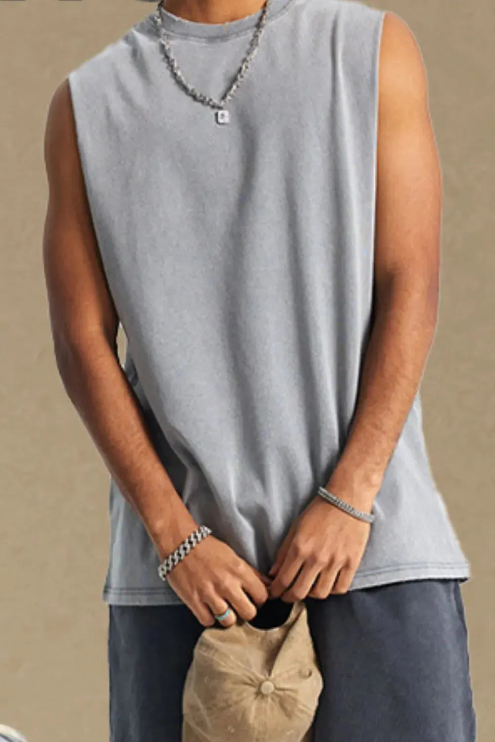 Men's Round Neck Tank  COOLANDBAG