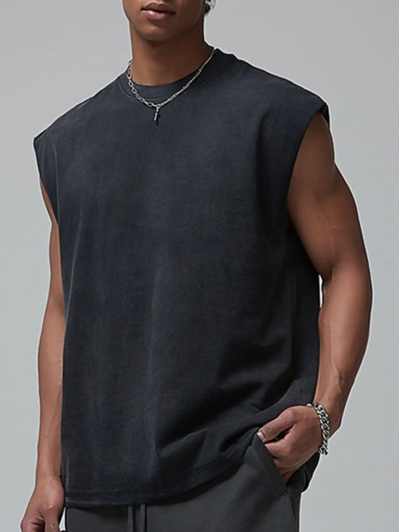 Men's Round Neck Tank  COOLANDBAG
