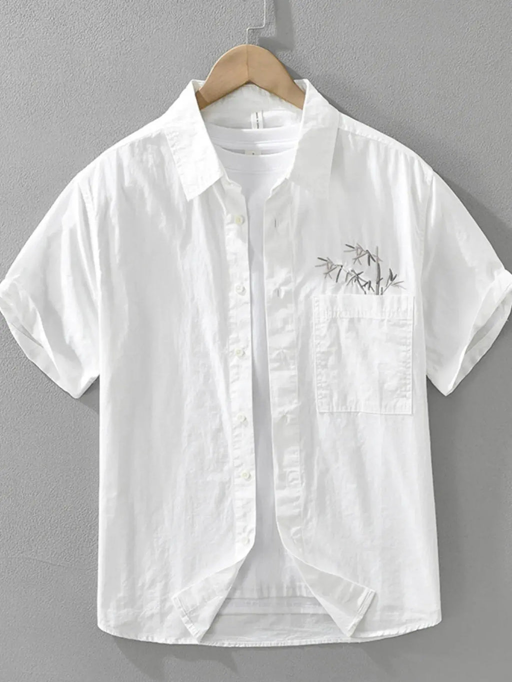 Men's Short Sleeve Button-Up Shirt  COOLANDBAG