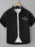 Men's Short Sleeve Button-Up Shirt  COOLANDBAG