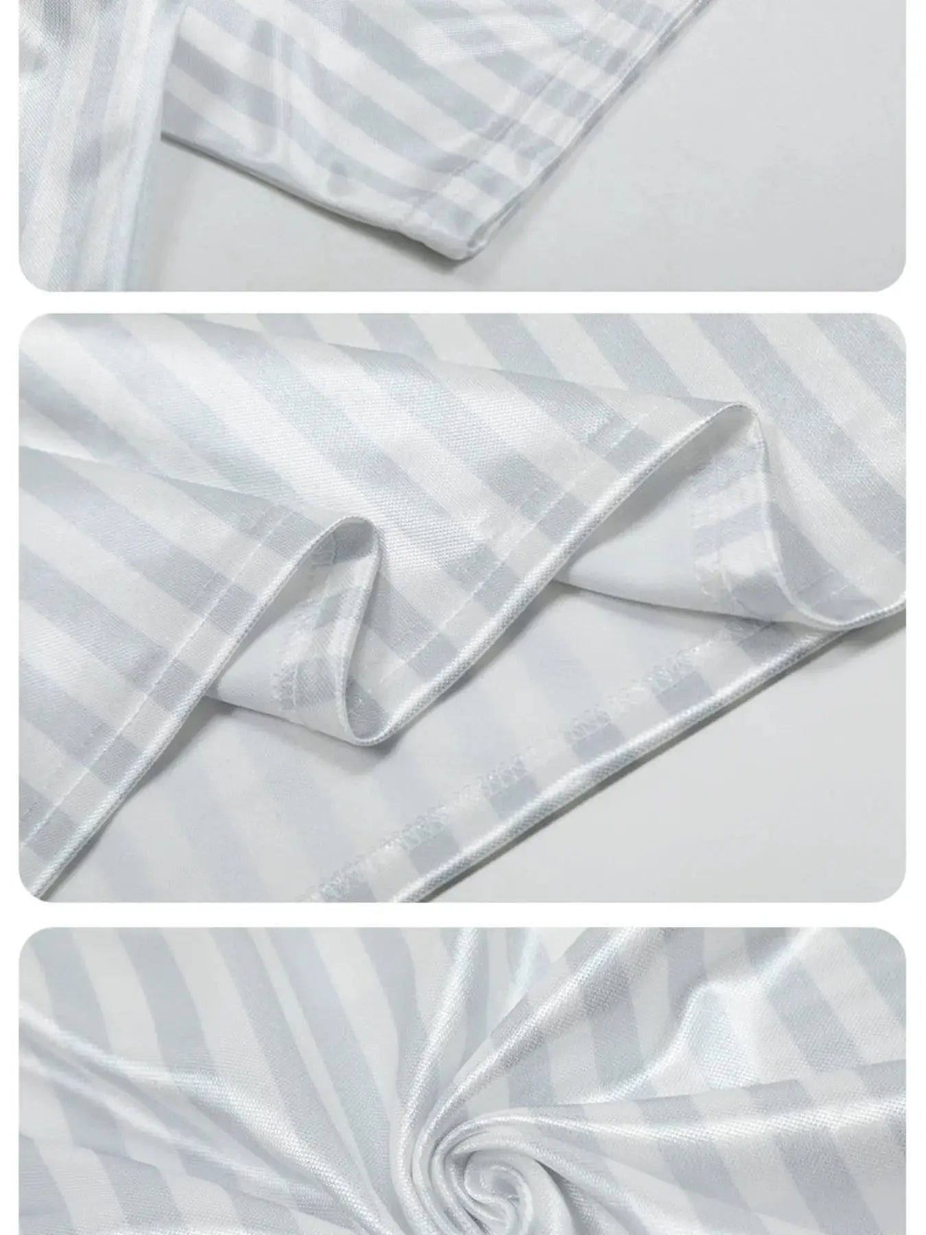 Men's Striped Contrast Collar Polo Shirt  COOLANDBAG