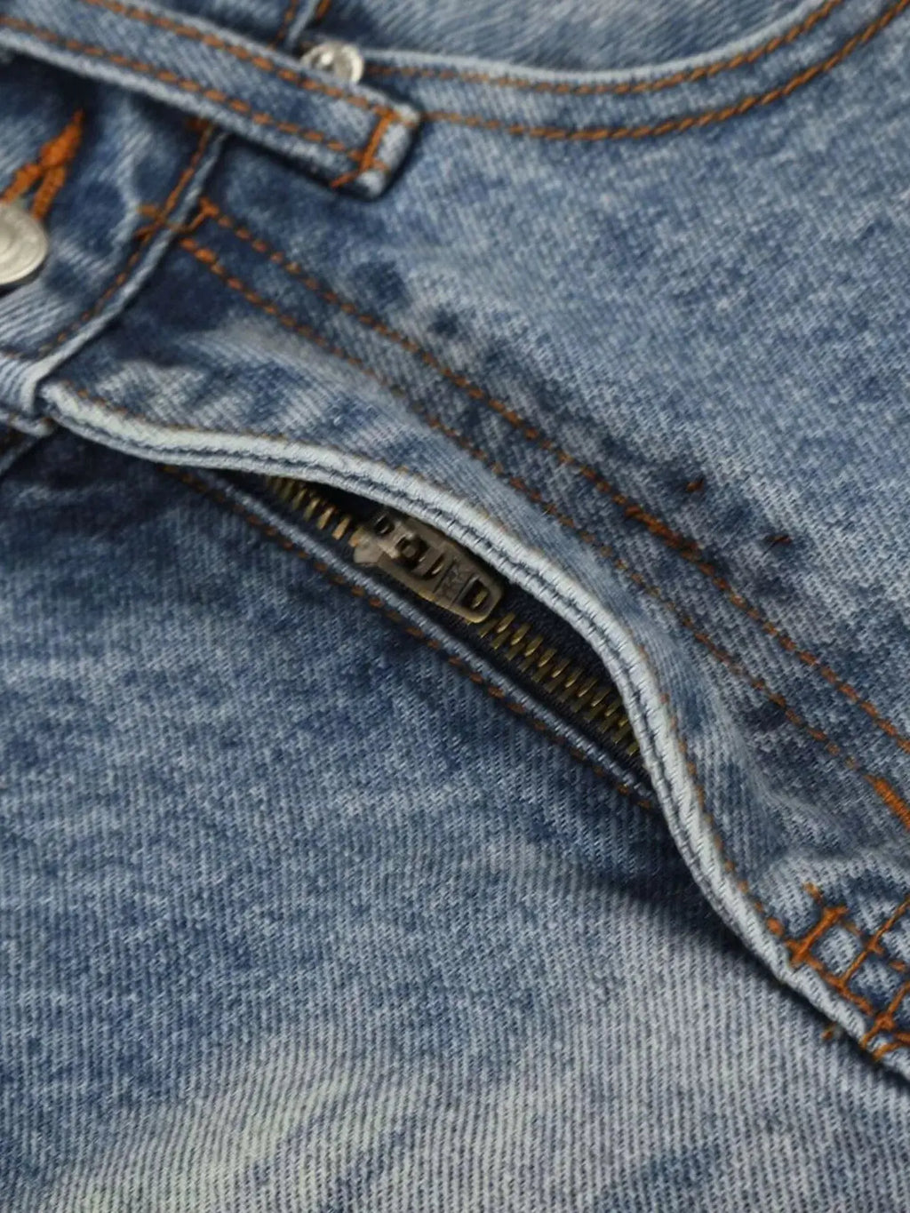 Men's Vintage Wash Wide Leg Denim Capris  COOLANDBAG