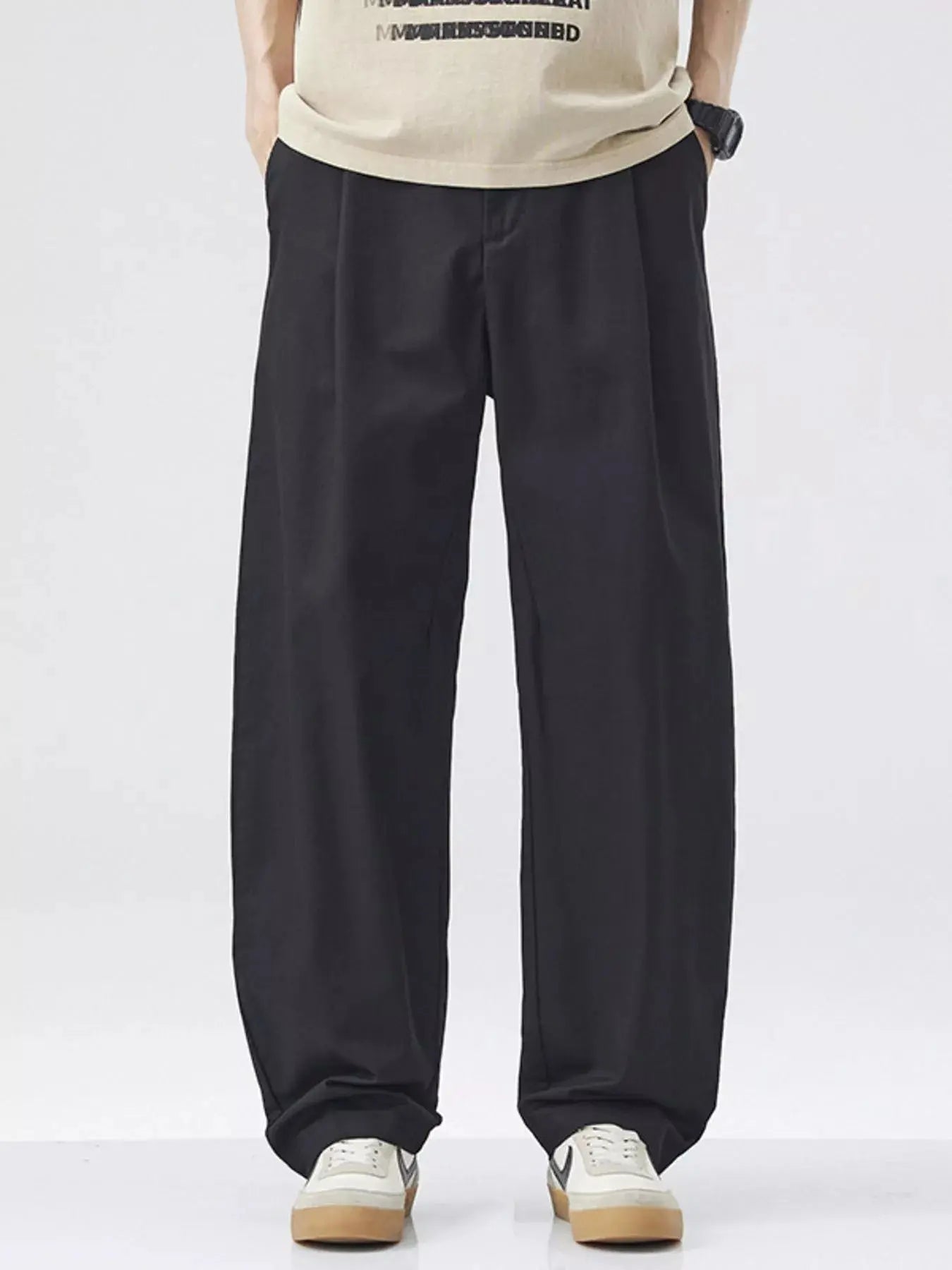 Men's Wide Leg Casual Pants  COOLANDBAG