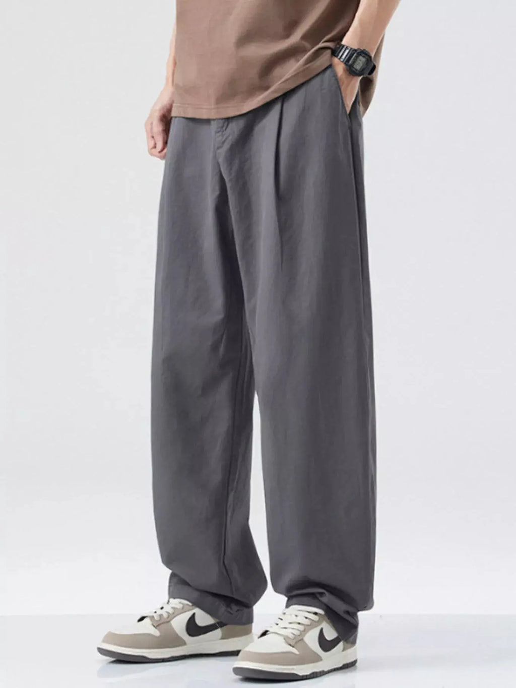 Men's Wide Leg Casual Pants  COOLANDBAG