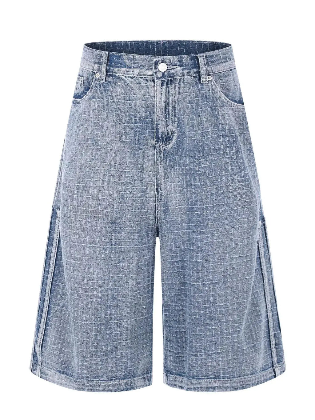Men's Wide Leg Denim Capris  COOLANDBAG