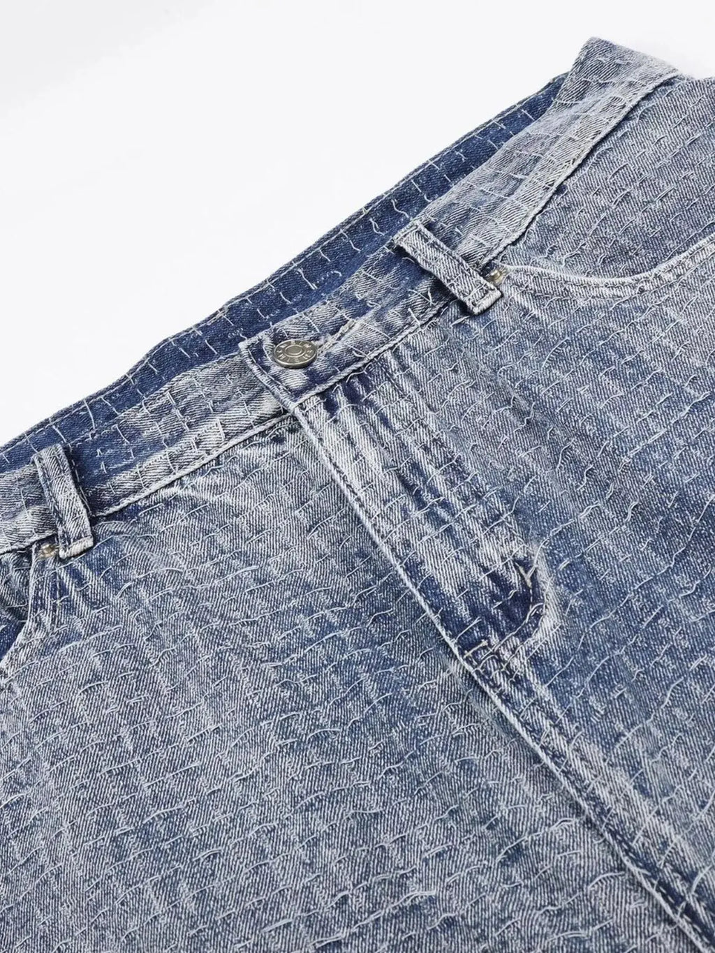 Men's Wide Leg Denim Capris  COOLANDBAG