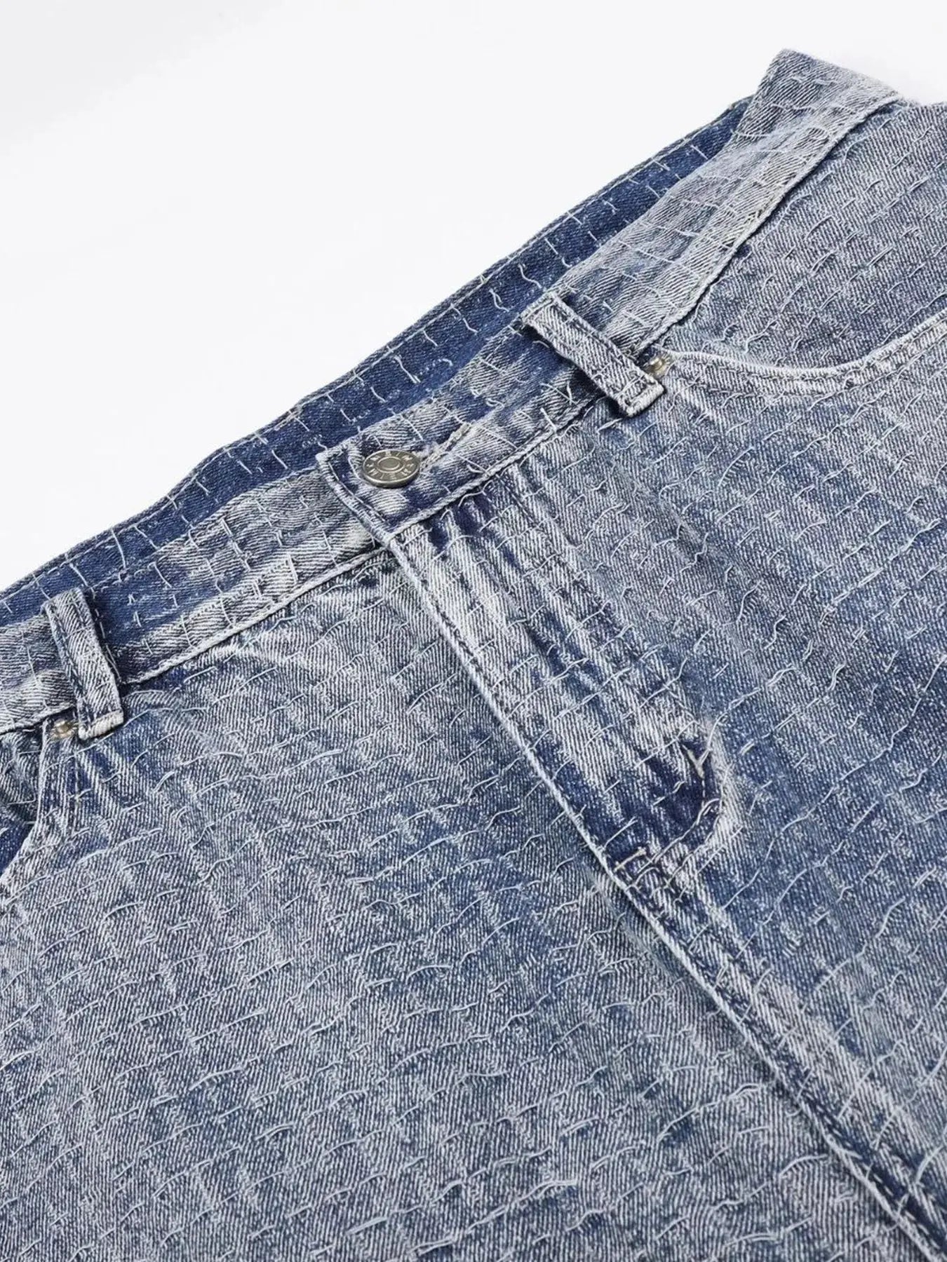 Men's Wide Leg Denim Capris  COOLANDBAG